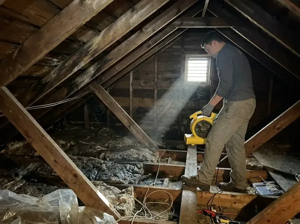 attic-water-damage-drying-proc-007 — frequently asked questions, Emergency Water Extraction & 24/7 Flood Response in Mount O…